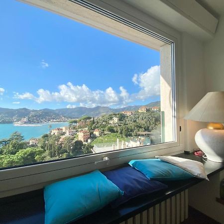 Welcome Riviera - Paradiso 12-Ultimo Restauro Nel 2025-Vista Mare Stupenda-Balcone Con Vista Meravigliosa Piu' Terrazza Solarium Sovrastante Di 70 Mq Esterna Rapallo Luaran gambar