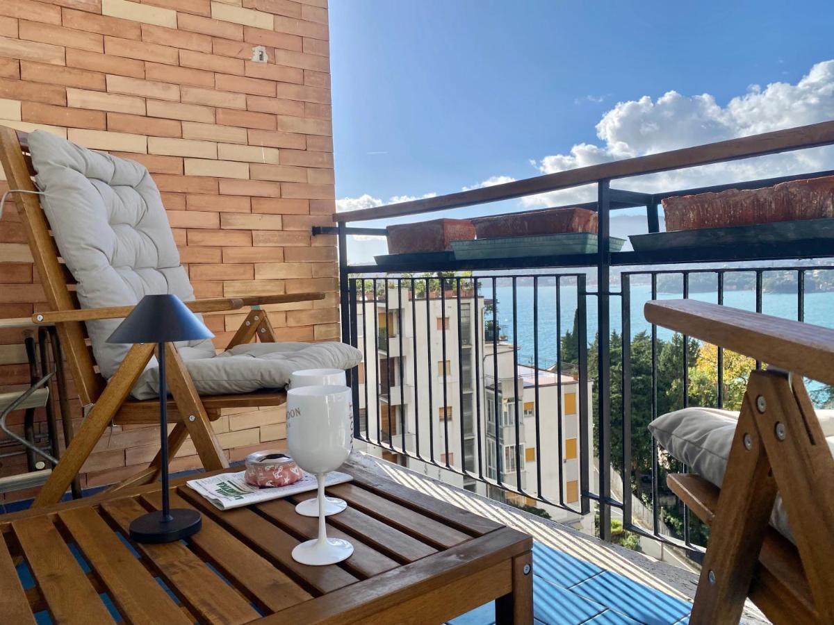 Welcome Riviera - Paradiso 12-Ultimo Restauro Nel 2025-Vista Mare Stupenda-Balcone Con Vista Meravigliosa Piu' Terrazza Solarium Sovrastante Di 70 Mq Esterna Rapallo Luaran gambar