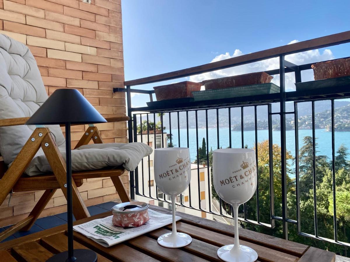 Welcome Riviera - Paradiso 12-Ultimo Restauro Nel 2025-Vista Mare Stupenda-Balcone Con Vista Meravigliosa Piu' Terrazza Solarium Sovrastante Di 70 Mq Esterna Rapallo Luaran gambar