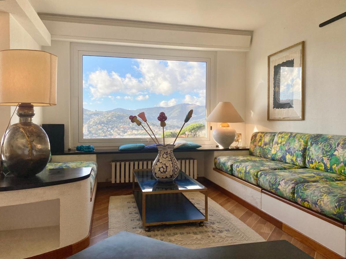 Welcome Riviera - Paradiso 12-Ultimo Restauro Nel 2025-Vista Mare Stupenda-Balcone Con Vista Meravigliosa Piu' Terrazza Solarium Sovrastante Di 70 Mq Esterna Rapallo Luaran gambar