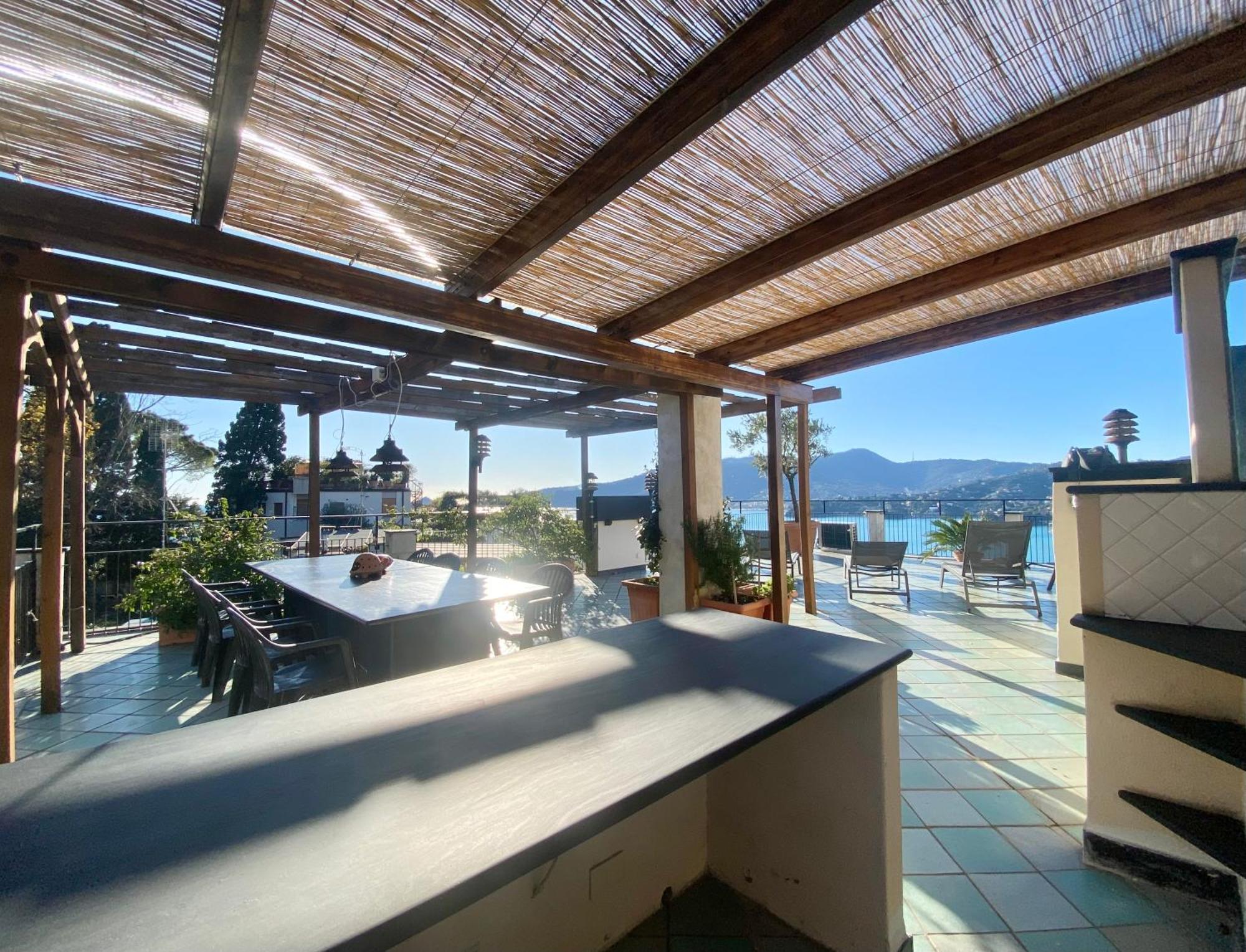 Welcome Riviera - Paradiso 12-Ultimo Restauro Nel 2025-Vista Mare Stupenda-Balcone Con Vista Meravigliosa Piu' Terrazza Solarium Sovrastante Di 70 Mq Esterna Rapallo Luaran gambar